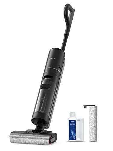 DREAME H12 Pro Aspirapolvere Lavapavimenti Senza Fili, Pulizia Bordi, Autopulente, Asciugatura ad Aria Calda, Serbatoio Acqua 900 ml, 35min Autonomia, Peli Animali Domestici, Pavimenti Duri