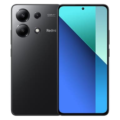 Xiaomi Redmi Note 13 4G 8GB + 256GB Smartphone Global versione 6.67-inch AMOLED Screen 120Hz Triple Camera 108MP Snapdragon 685 5000mAh Batteria 33W Fast Charging Black NO NFC
