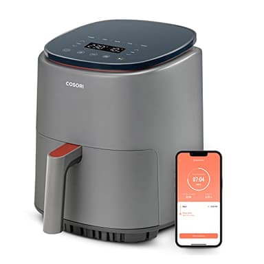COSORI Friggitrice ad Aria Smart da 3,8L, Cottura Multistadio Preimpostata, Air Fryer Risparmio Energetico, 75-230℃, 1500W, 2-3 Porzioni, Ricette Online, Lavabile in Lavastoviglie, Amazon Exclusive