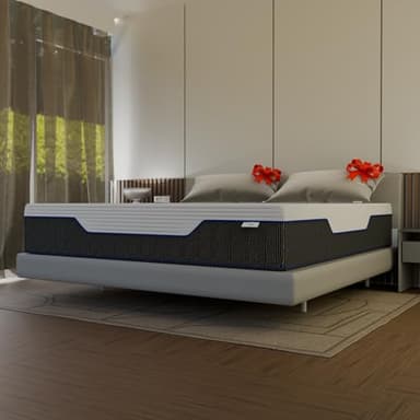 OlimpoFLEX Pascià | Materasso Matrimoniale 160x190 in Memory Foam Altezza 30 cm Ortopedico a 1600 Molle Insacchettate a 7 Zone con Fodera Sfoderabile e 2 Cuscini in Omaggio - Made in Italy 100%