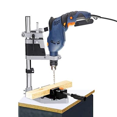 Trapano a Colonna, Universale Resistente Strumento di Riparazione da Banco di Supporto da Scrivania con base Monoforo, Massima di Foratura è di 60 mm, Per Lavori di Falegnameria Fai Da Te