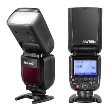 NEEWER NW700-N TTL Flash Speedlite Compatibile con Nikon DSLR delle Fotocamere, 1/8000s High Speed Sync Speedlight, Uscita 1/1-1/256, Funzione TCM, 230 Flash a Piena Potenza, Torcia a Riciclo 0,1-2,7s