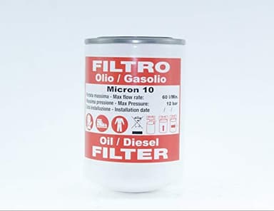 Cartuccia di ricambio per filtro a cartuccia per cisterne 60l/min per gasolio-olio-biodiesel di MAESTRI per filtro Mod. 960