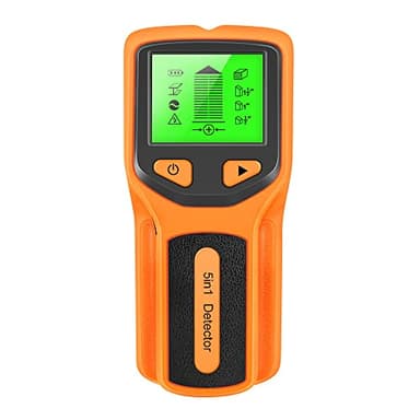 Rilevatore di Metallo e Cavi Elettrici, Scanner da Parete 5 in 1 con display LCD HD, per Metallo,Tubi, Legno,Linea Elettrica,Rilevatore di Corrente Alternata