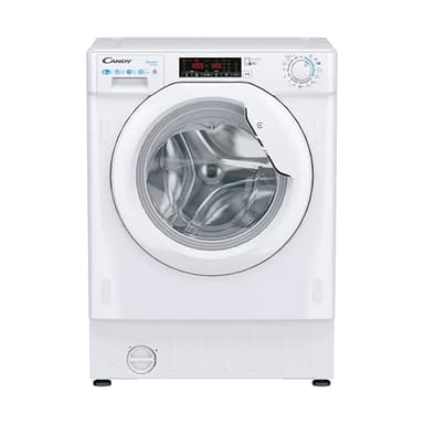 Candy Smart Inverter Lavasciuga 8+5 Kg da Incasso, Classe A, 1400 Giri, Connessione Wi-Fi + NFC, Avvio Programmabile, Silenziosa, Programma Lana, 60 x 53 x 82 cm, Bianca - CBDO485TWME/1-S