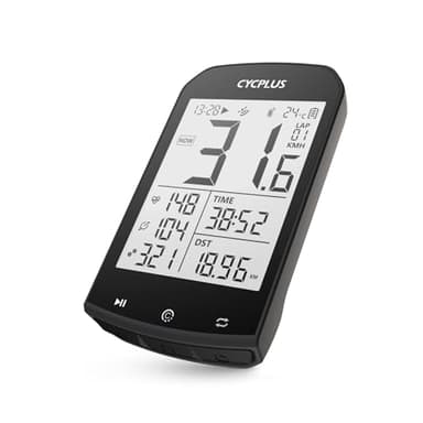 Tachimetro e contachilometri per bici da bicicletta CYCPLUS GPS impermeabile Contachilometri ANT + Wireless Ciclismo Bluetooth Compatibile con App Display LCD da 2,9 pollici con retroilluminazione