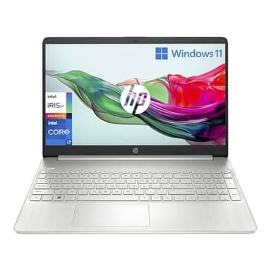 HP Laptop 15s-fq5091nl, Intel Core i7-1255U, RAM 16GB, SSD 512GB, Intel Iris Xe, Display 15.6” FHD, Antiriflesso, Wi-Fi, Lettore SD, Webcam HD, Windows 11, Argento