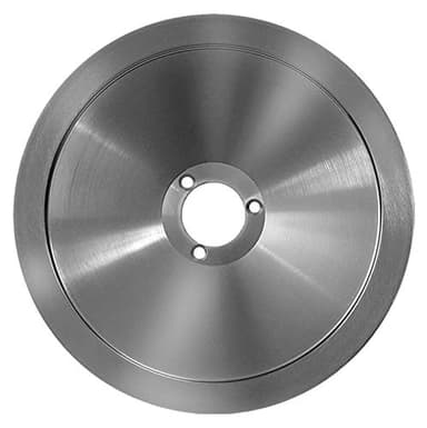 Lama per affettatrice 220 mm diametro foro centrale 40 mm - 3 fori fissaggio lama - diametro coprilama 180 mm. Materiale C45