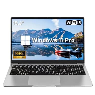 FUNYET Computer portatile da 15,6 pollici Celeron N4000, Windows 11, portatile 8 GB RAM LPDDR4 256 GB SSD, convertibile 180 °Portatile Laptop IPS FHD Schermo 1920 x 1080, BT5.0, USB3.0, HDMI, TF Card