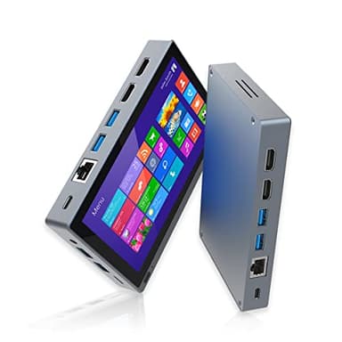 HEIGAOLAPC Mini PC Win 11 Pro, Celeron J4125（Fino a 2,7GHz）, Computer portatile micro desktop 8 GB RAM / 128 GB eMMc micro PC 4K HD 60Hz Gigabit Ethernet,WiFi 5/BT5.2/Dual HDMI ufficio