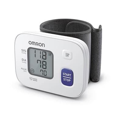 OMRON RS2 Misuratore di Pressione da Polso Digitale, Sensore di Irregolarità Battito Cardiaco, 30 Misurazioni in Memoria