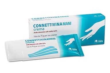 ConnettivinaMani Crema Fidia Farmaceutici | Tubo da 75g | A Base di Acido Ialuronico Sale Sodico 0,2%
