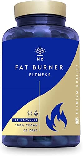 Brucia Grassi Potenti Veloci Uomo Donna Termogenico Naturale Dimagrante Soppressore dell’Appetito. Tè e Caffè Verde L-Carnitina B6 Cromo.120 Capsule Vegetali Certificato VEGANO.CE.N2 Natural Nutrition