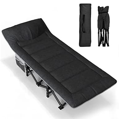 ATORPOK SHOP Letto Pieghevole Compatto (Nero)