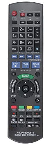 ALLIMITY N2QAYB000616 Telecomando Sostituito per Panasonic Blu-ray Disc Recorder DMR-BST701 DMR-BST700 DMR-BST800 DMR-BWT800