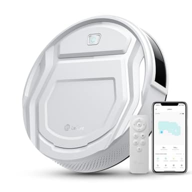 LEFANT M210 Robot Aspirapolvere, Aspirazione 2200Pa,Robot di ricarica automatica ultrasottile,Pulizia della casa,Autonomia 120 min, 6 Modalità di Pulizia,Wi-Fi/App/Telecomando