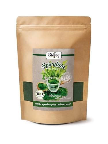 Biojoy Spirulina (Alga) Biologica in Polvere (500 g), Pura e Senza Additivi (Arthrospira platensis)
