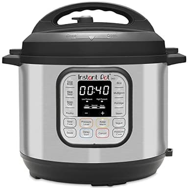 Instant Pot Duo 80 7 in 1 Pentola a Pressione Elettrica/ Vaporiera / Scaldavivande in Acciaio Inossidabile, Adatta a Cucinare Riso, Zuppa, Verdura e Yogurt a Cottura Lenta, 8 L