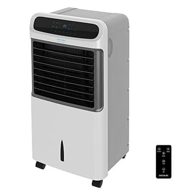 Cecotec Climatizzatore evaporativo Cecotec EnergySilence PureTech 6500 80 W, doppia funzione freddo/caldo, portata 600 m2/h, capacità 12l, timer fino a 8h, telecomando, 3 velocità