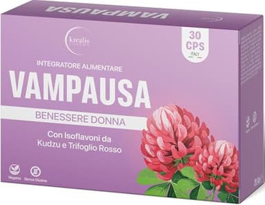 Menopausa Integratori con Isoflavoni di Trifoglio Rosso e Kudzu, Integratore Menopausa con Agnocasto, Cimicifuga e Salvia, per il Controllo delle Vampate di Calore ed Equilibrio Ormonale