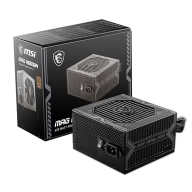MSI MAG A650BN Alimentatore, Spina EU - 650W, certificato 80 Plus Bronze, ATX PSU, 12V Single-Rail, circuito DC-to-DC, ventola 120mm - 5 anni di garanzia