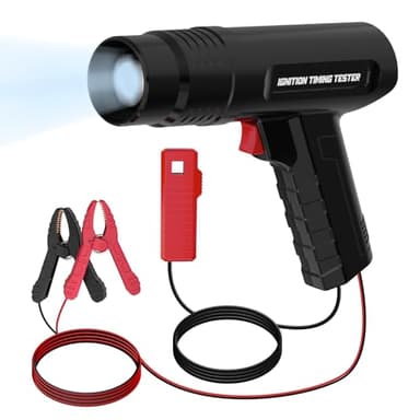Luci di temporizzazione 12V, luce di temporizzazione dell'accensione Pistola di temporizzazione del motore forti luci di temporizzazione flash con clip sensore scorrevole per auto moto marina