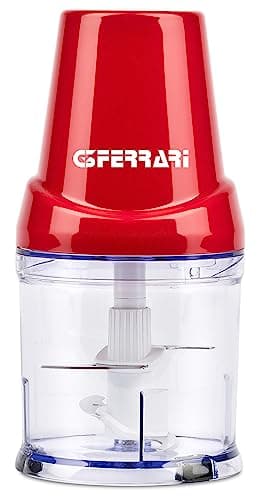 G3 Ferrari G20154 Tritatutto "Realmix 4", 250 Watt, 400 ml, Funzionamento Pulse, Lame INOX, Rosso