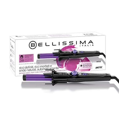 Bellissima Imetec Revolution Ricci & Curl BHS3 100, Arricciacapelli Automatico, Rivestimento In Ceramica, Regolazione Della Temperatura 190°C-220°C, Doppio Verso Di Rotazione, Diametro 25mm
