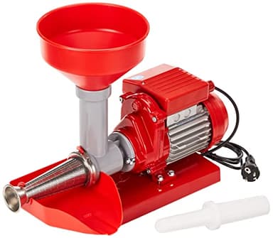 Artus 9008NE Passapomodoro Elettrico per Passata di Pomodoro e Marmellate 400W, Nero/Rosso