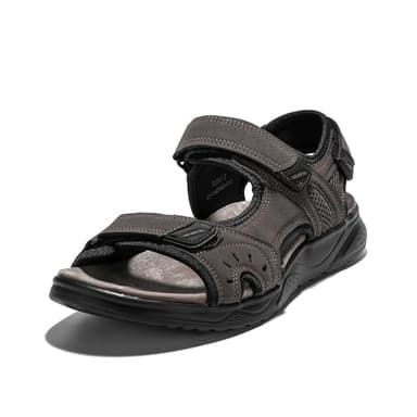 JOMIX Sandali Bassi Estivi Uomo Ciabatte Sportivi Comodi Sandali Bassi Eleganti Trekking da Mare Spiaggia Casa SU9312 (Marrone, 45)