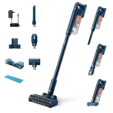 Philips Aspirapolvere Cordless Serie 5000 Pet, Potente Pavimenti Duri e Tappeti, 60 minuti di Autonomia, Spazzola a LED, bocchetta per Animali Domestici, Modulo Aqua, Batteria Sostituibile (XC5142/01)