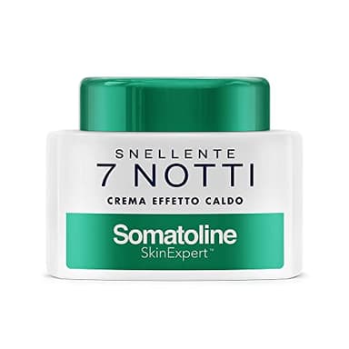 Somatoline SkinExpert, Snellente 7 Notti Crema Effetto Caldo, Trattamento Corpo Anticellulite, Ultra Intensivo con Estratto di Alga Rossa, 400ml