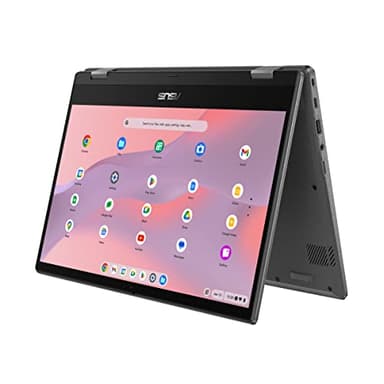 ASUS Chromebook CM1402FM2A#B0CZ42YZYG, Notebook con Monitor 14" FHD Glossy, 60Hz, MediaTek Kompanio 520, RAM 4GB, 128GB eMMC, grafica ARM Mali-G52 MC2, Chrome, Grigio