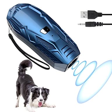 Antiabbaio per Cani, Dispositivi Antiabbaio per Cani Ultrasuoni Portatili con Doppia Frequenza, Dispositivo Antiabbaio per Cani con Portata Effettiva di 16.4 Piedi per Addestramento Interno ed Esterno