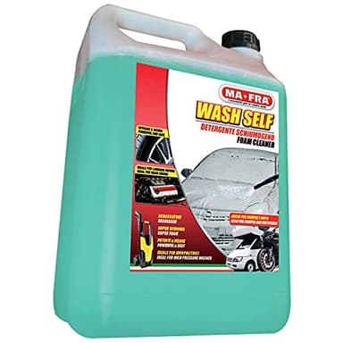 Ma-Fra, Wash Self, Detergente Schiumogeno Concentrato, Per Idropulitrice, Per Prelavaggio Auto, 5000ml