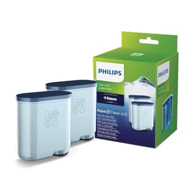Philips Original AquaClean 2 Filtri Anticalcare e Acqua per Macchine da Caffè Automatiche, Per Caffè di Qualità e Aroma Intenso, Installazione Semplice (CA6903/22)