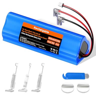 4500mAh/21.6V Batteria per Tineco iFloor 3, iFloor 3 Breeze Plus, Tineco S3, Floor One S3, Floor One S3 Breeze Aspirapolvere di Ricambio Batteria a lunga durata (1 batteria + 1 spazzola + 3M Adesivi)