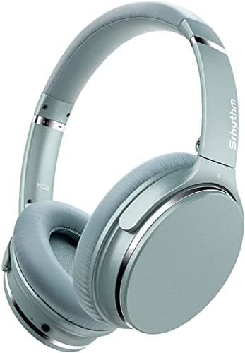 Srhythm Ricondizionato NC25 Cuffie Wireless Stereo con Cancellazione del Rumore,Pieghevoli e Design Leggero Over-ear con Hi-Fi, Microfono, Altoparlanti HD da 40 mm per Tutti Dispositivi Bluetooth