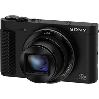 Sony DSC-HX90V Fotocamera Digitale Compatta Cyber-shot, Sensore CMOS Exmor R da 18,2 Megapixel, Zoom Ottico 30x, GPS, Nero