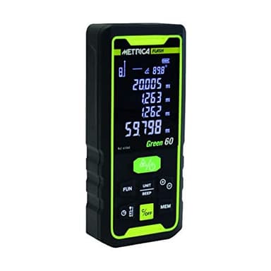 METRICA GREEN 60 DISTANZIOMETRO LASER VERDE MISURATORE METRO DISTANZA DIGITALE