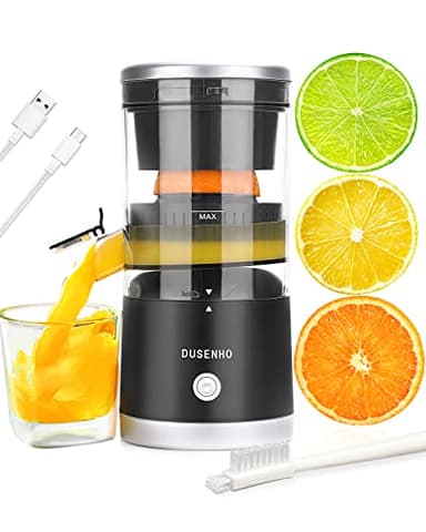 Spremiagrumi Elettrico Estrattore di Succo | USB Portatile | 45W | 70 Decibel | Spazzola per la pulizia | Smontabile