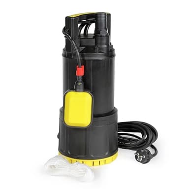 Wiltec Pompa sommersa, 850W 5000 l/h, prevalenza 20 m, Elettropompa a immersione per pozzi e cisterne