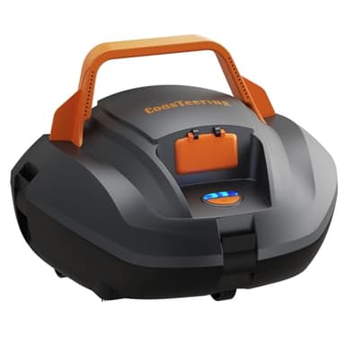 Coasteering Robot Piscina, Robot Pulitore Automatico per Piscina Che Dura 100 Minuti, AutoParcheggio, Ricarica Veloce, Pulizia Completa Fondo per Piscine Fuori Terra, Fino a 80m²