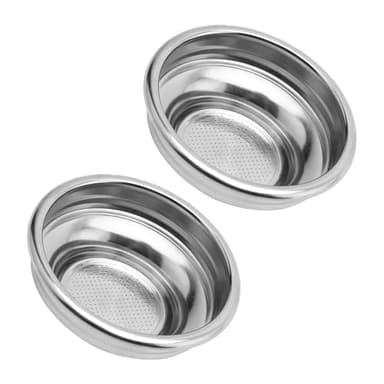 2 cestelli filtro da caffè 51/58 mm in acciaio inox stabile e resistente alla corrosione per macchina da caffè automatica