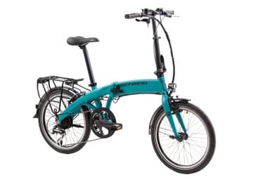 F.lli Schiano Galaxy, Bici Elettrica Pieghevole 20 Inches per Adulti, 36V 10.4Ah Batteria Rimovibile, Motore 250W 40Nm, City Ebike, Blu