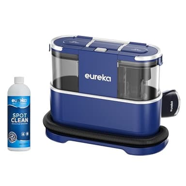 Eureka NEY100 Detergente Portatile per Moquette e Tappezzeria| Smacchiatore Multisuperficie per Moquette,Tappeti,Scale e Auto | Rimuove lo Sporco,Liquidi e le Macchie | Serbatoio d'acqua da 1,5 Litri