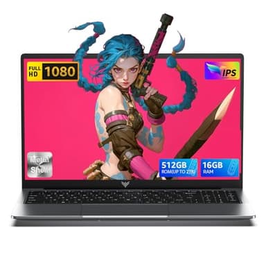 2025 ACEMAGIC PC Portatile lntel Twin Lake N150(Meglio di N100,3,6 GHz),15,6" FHD (1920x1080) Laptop,RAM 16GB NVME SSD 512GB Notebook,PC Portatile in Offerta,HDMI,Ufficio,Grigio