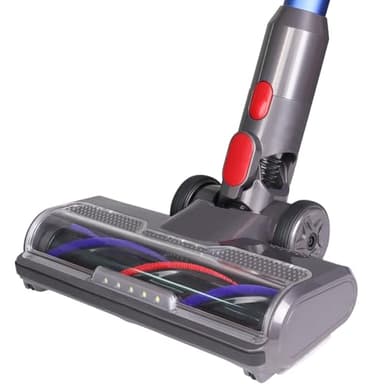 Spazzola Compatibile con Dyson V7 V8 V10 V11 V15 Accessorio per aspirapolvere Bocchetta per Pavimenti con 5 Luci Anteriori Larghe 26 cm