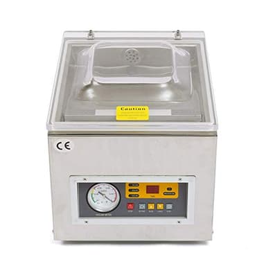 120W DZ-260C Macchina per sottovuoto da tavolo Macchina per sottovuoto Camera Industriale in acciaio inox Vuoto Sigillo professionale Doppia conservazione degli alimenti