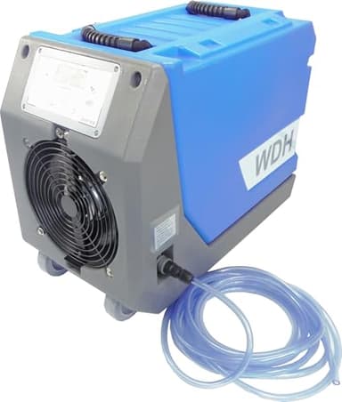 Aktobis Deumidificatore professionale, Essiccatore per edifici ad alte prestazioni WDH-R180B con pompa e una capacità di deumidificazione fino a 70 litri al giorno !